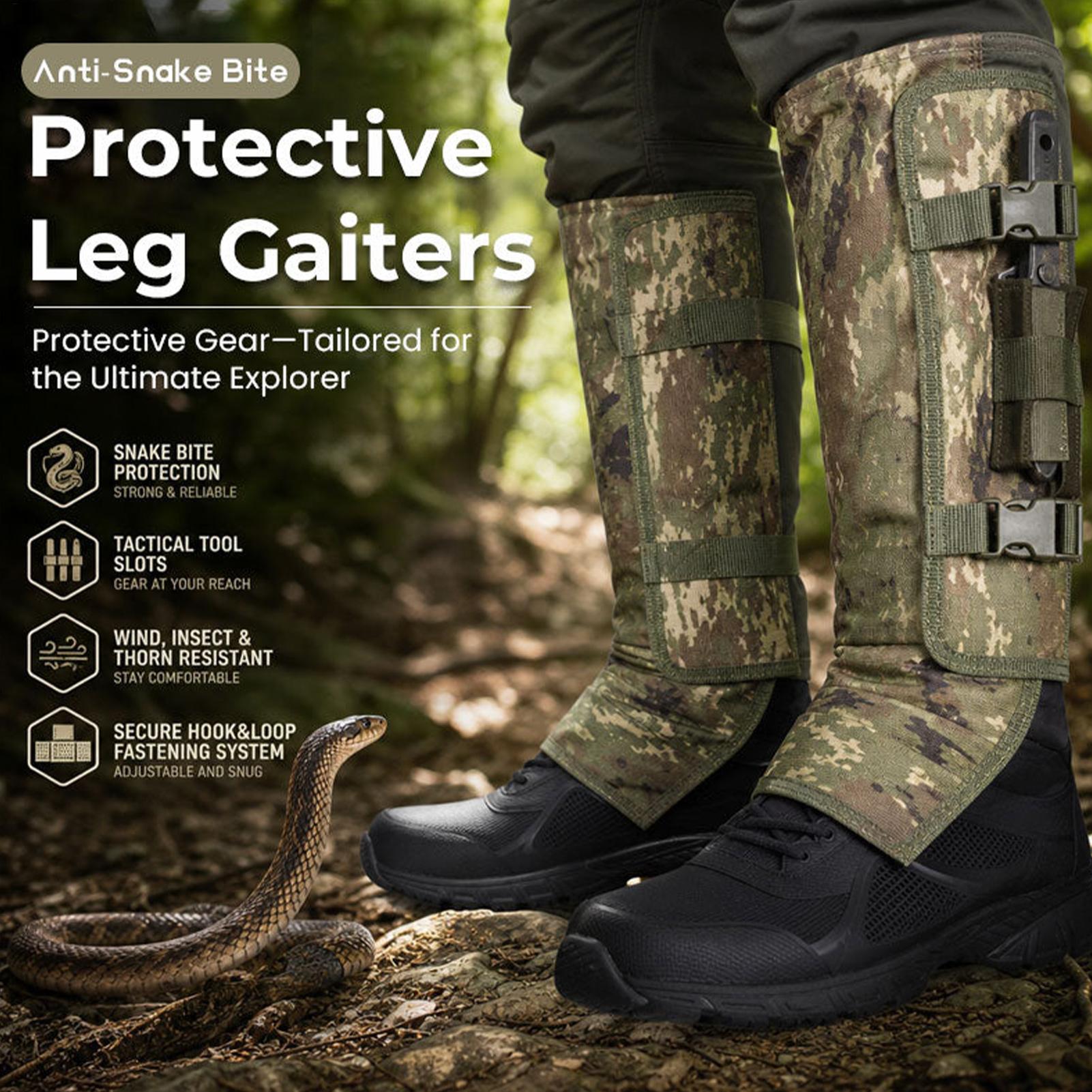Trail Running Gaiter - Snake Gaiters 1-Pair Lightweight Adjustable Protective