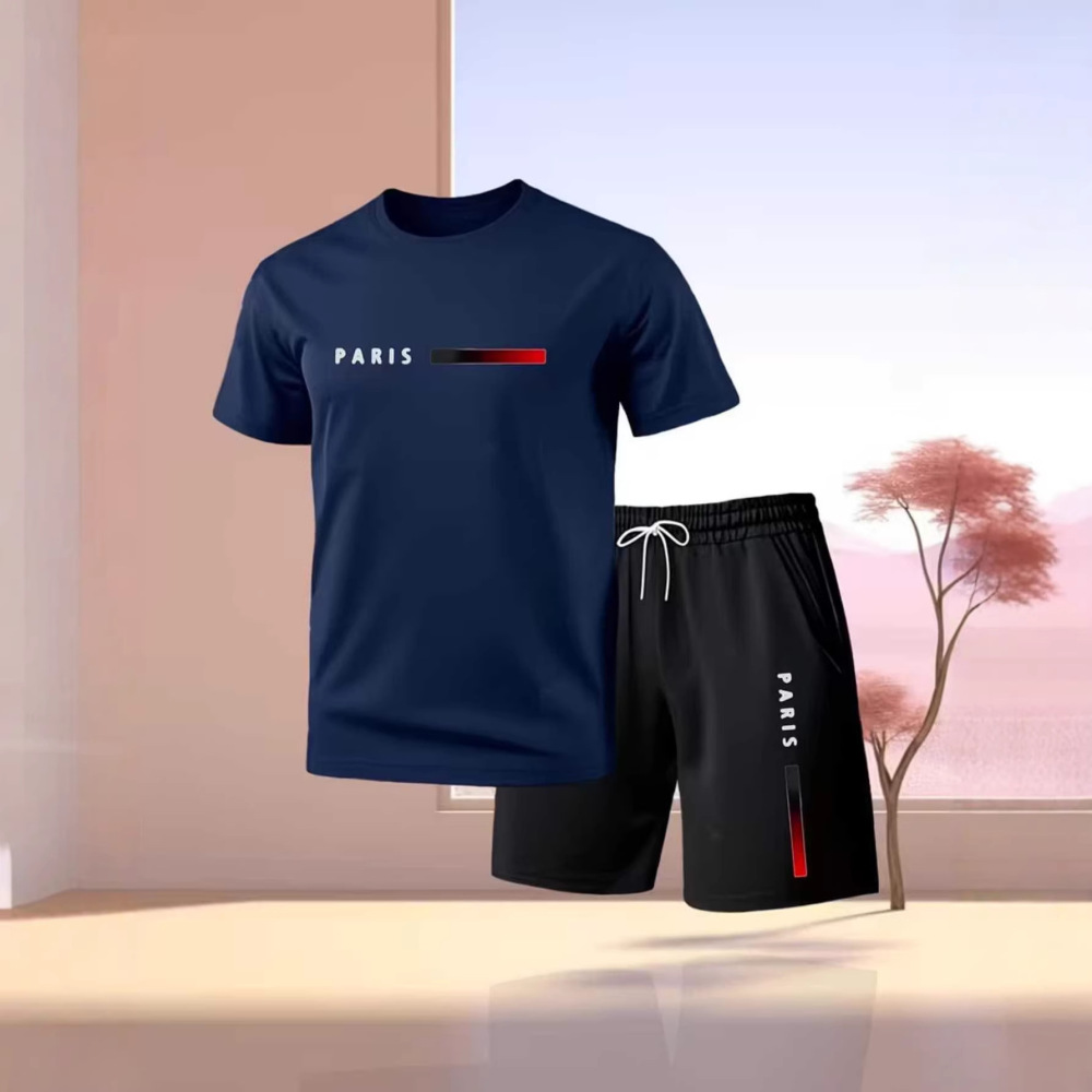 Running Gear Outfit - Breathable Sportswear Set Mens Summer Quick