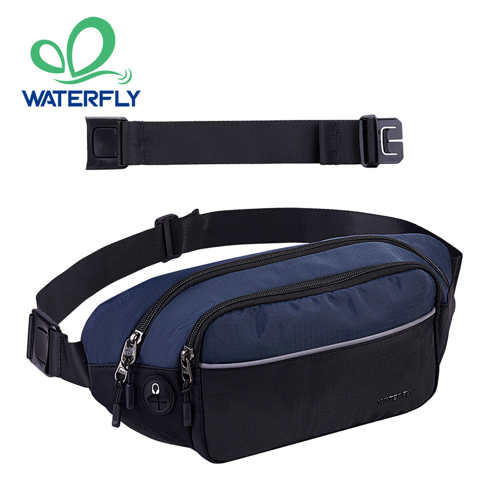 Running Belt Waist - WATERFLY Fanny Pack Waist Bag Large
