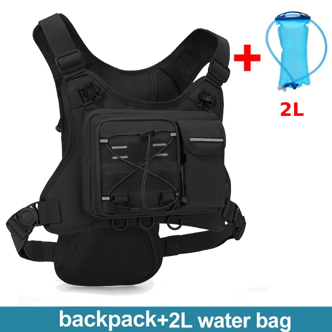 Running Gear Storage - Multi-functional Chest Pack Tactical Vest for