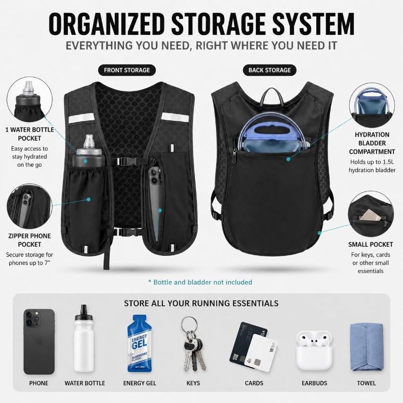Running & Biking Sports Reflec - Running Gear Storage review and price
