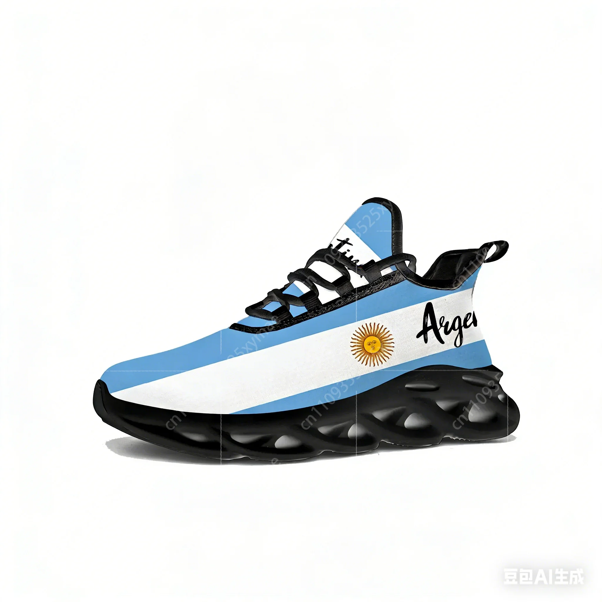 Argentine Flag Flats Sneakers  - Running Z review and price