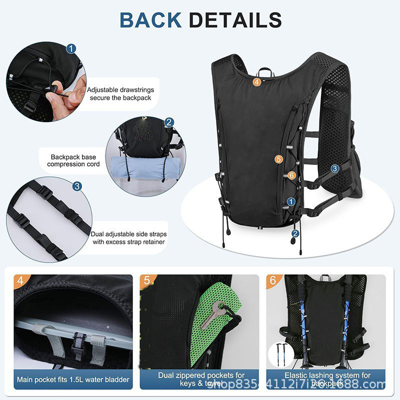 Hydration vest, cross-country  - Running Gear Competition review and price