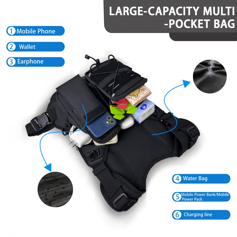 2026 New Tactical Vest Chest B - Running Gear Storage review and price