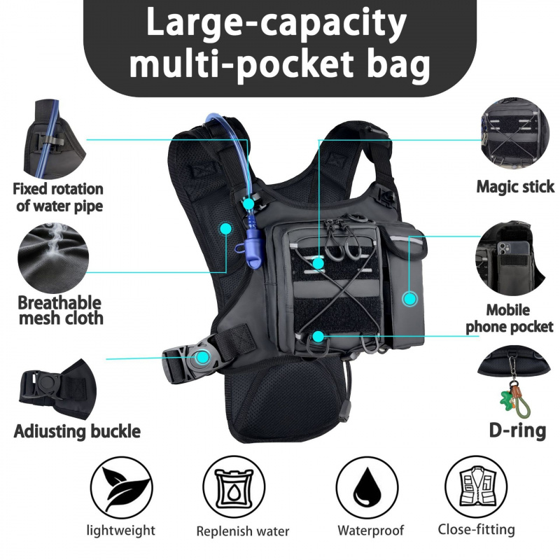 2026 New Tactical Vest Chest B - Running Gear Storage review and price