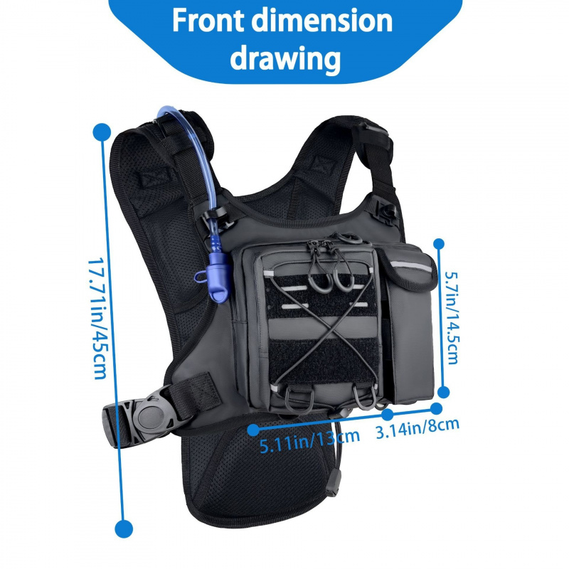 2026 New Tactical Vest Chest B - Running Gear Storage review and price