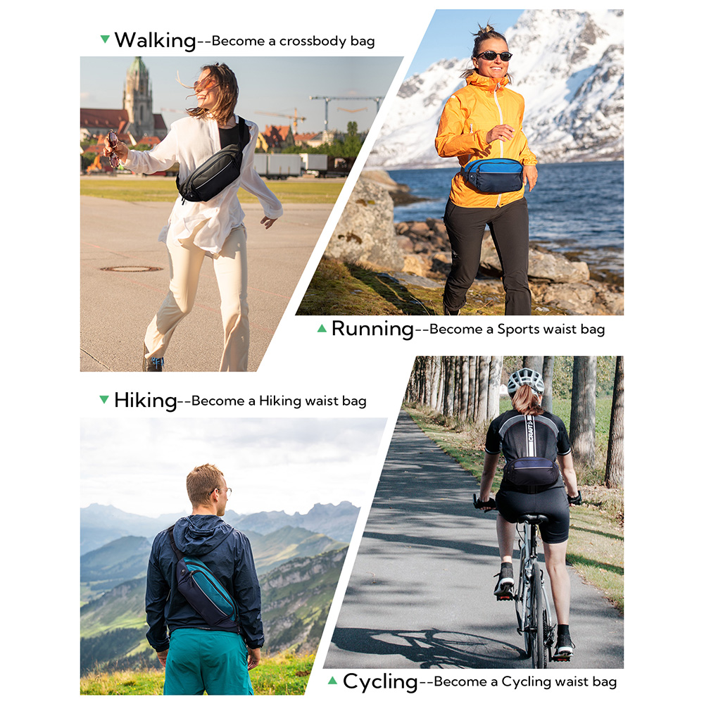WATERFLY Fanny Pack Waist Bag  - Running Belt Waist review and price