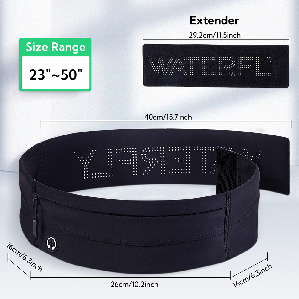 WATERFLY Running Belt Fanny Pa - Running Belt Waist review and price