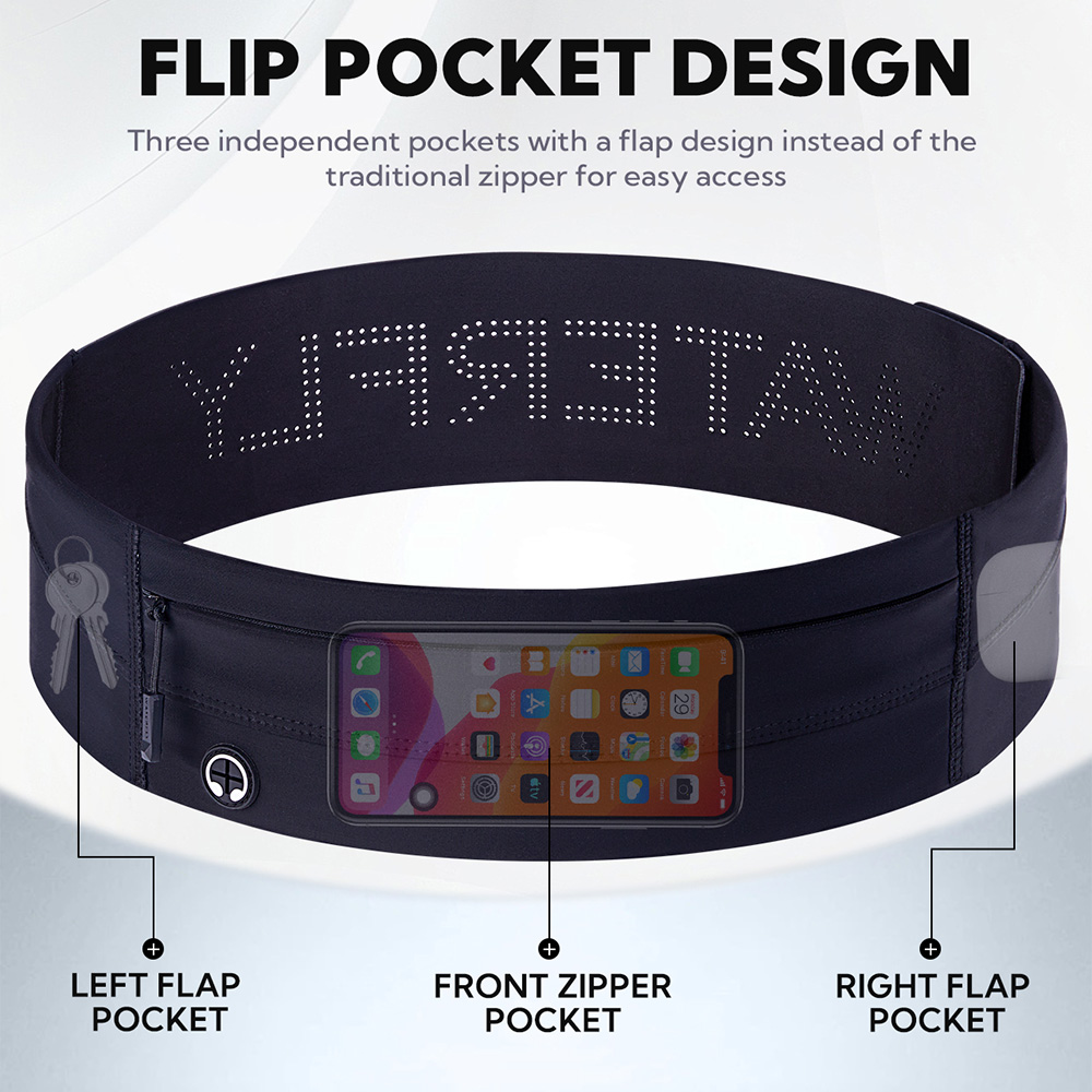 WATERFLY Running Belt Fanny Pa - Running Belt Waist review and price