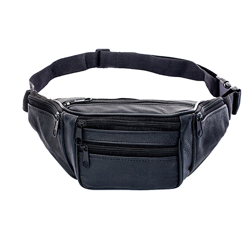 Leather Men Waist Chest Bag Th - Running Belt Waist review and price